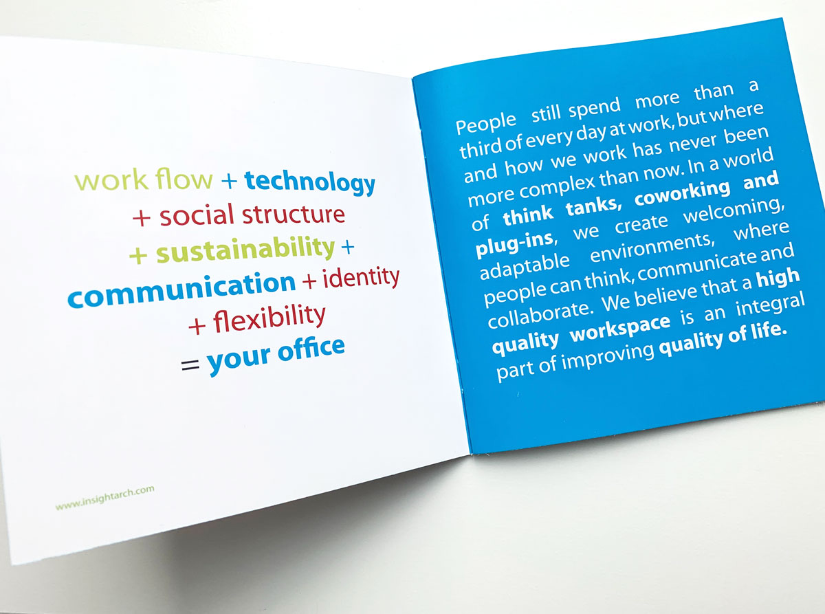 page of the Insight Architect booklet