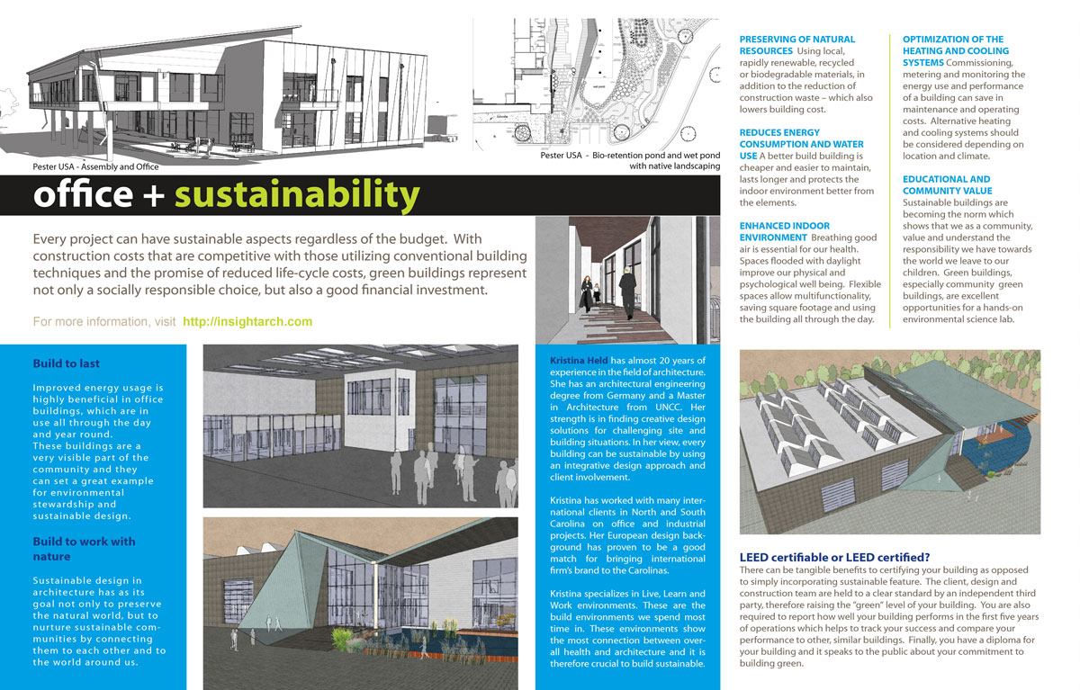 back of the Insight Architect poster
