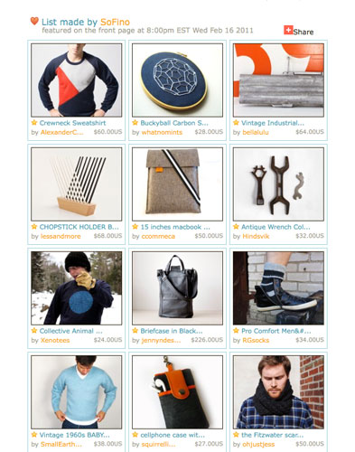Etsy landing-page