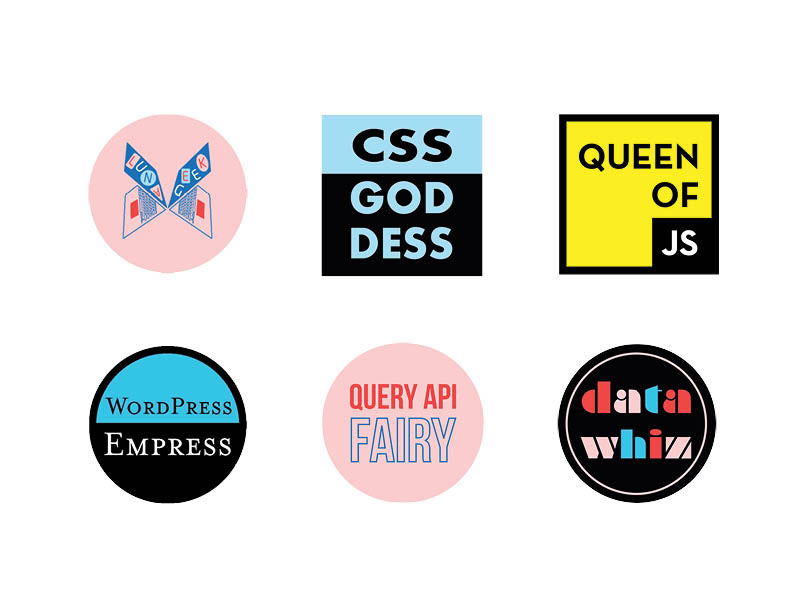 Luna Geek Buttons